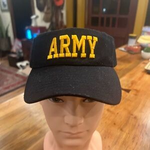 Black and Yellow ARMY visor